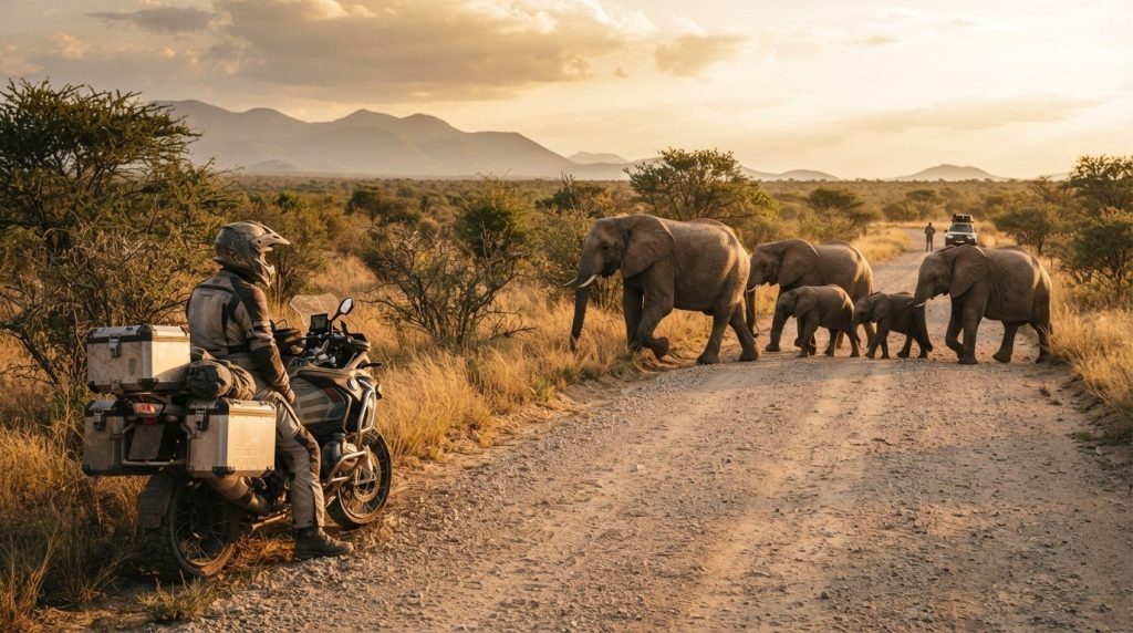 Dealing with Wildlife on a Motorcycle Safari: A Practical Safety Guide