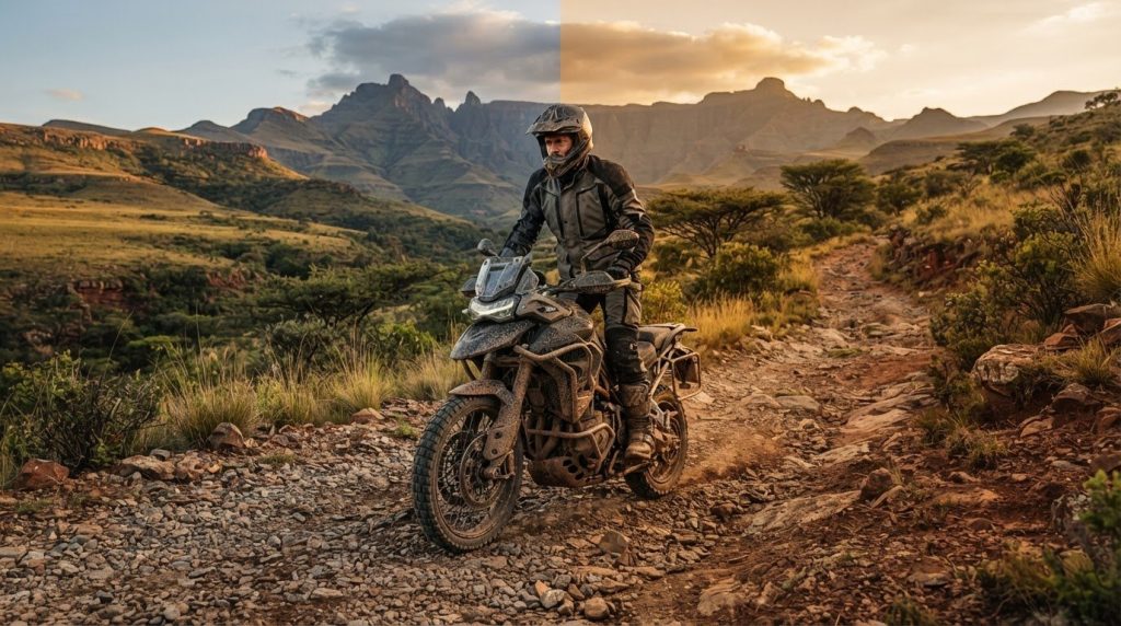 Off-road riding skills for safer African trail control